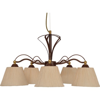 Lustra Klausen Bella 5, Maro/Bej, KL 0120, E27, 5x11 W Lustra Klausen Bella 5, Maro/Bej, KL 0120, E27, 5x11 W