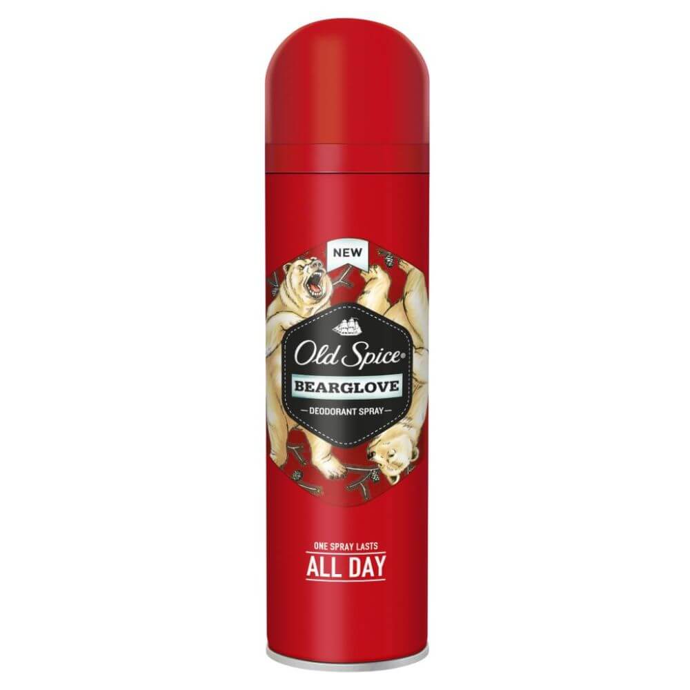 Spray Deodorant Old Spice Bearglove All Day, 125 ml