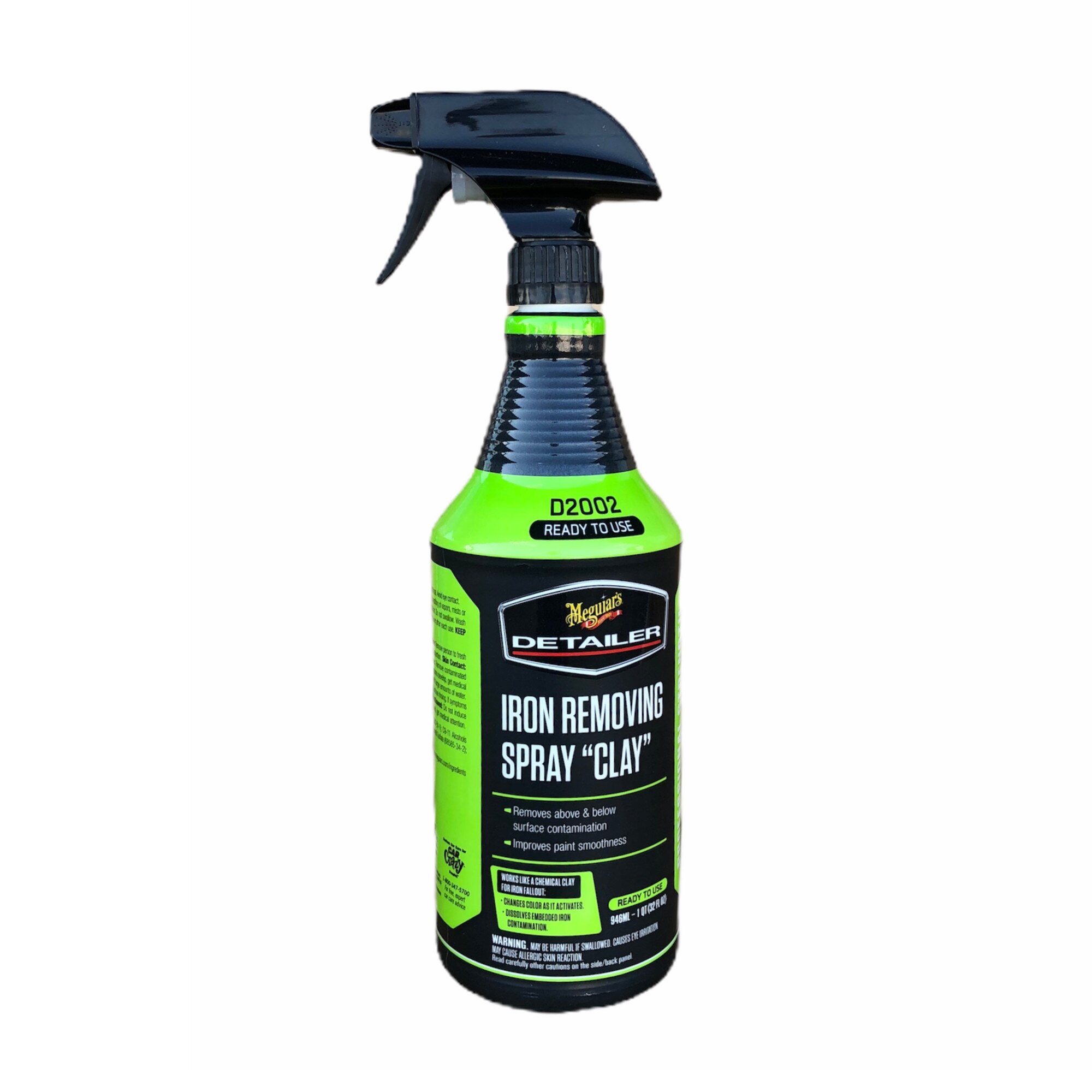 Solutie decontaminare chimica Iron Removing Spray Clay, Meguiar's, 946ml