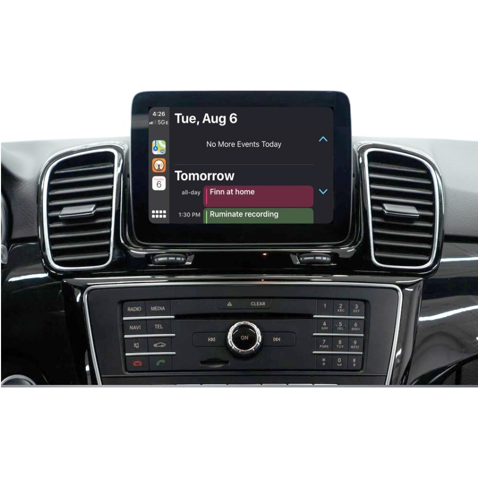 Sistem CarPlay wireless pentru Mercedes Benz GLE, GLS, 20162018, cu