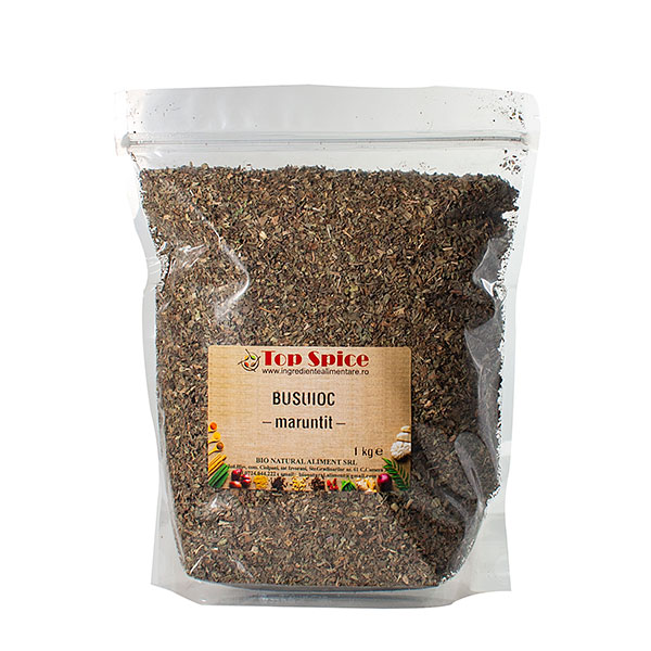 Busuioc frunze deshidratate si maruntite TOP SPICE, 1000 g