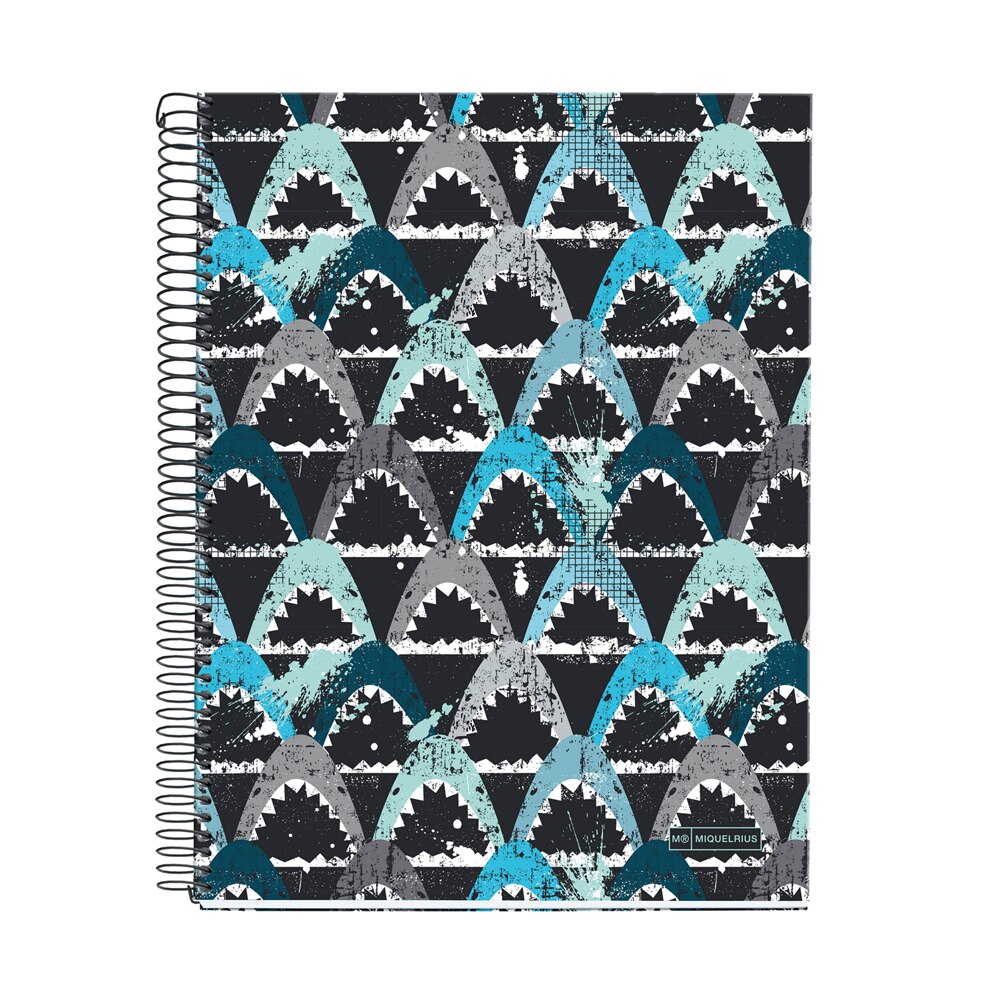 Caiet Miquelrius, Shark, A4, linii,140 file, coperta carton