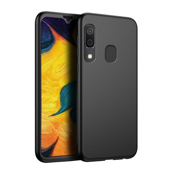 Husa 360 pentru Galaxy A20/ A30 Black Husa 360 pentru Galaxy A20/ A30 Black