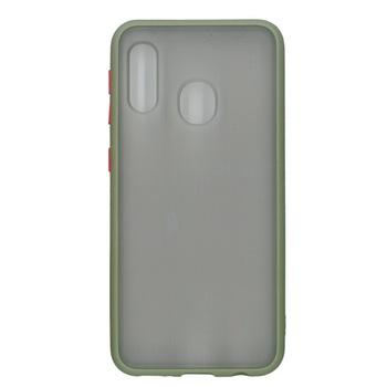 Husa mata cu bumper din silicon pentru Galaxy A20/ A30 Green Husa mata cu bumper din silicon pentru Galaxy A20/ A30 Green