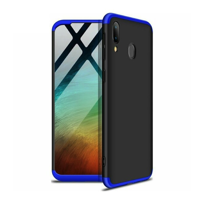 Husa Shield 360 GKK pentru Samsung Galaxy A20/A30 Black/Blue