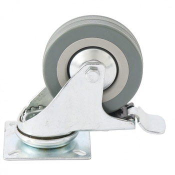Roata cu frana D 50 mm, fixare platforma MTX Roata cu frana D 50 mm, fixare platforma MTX