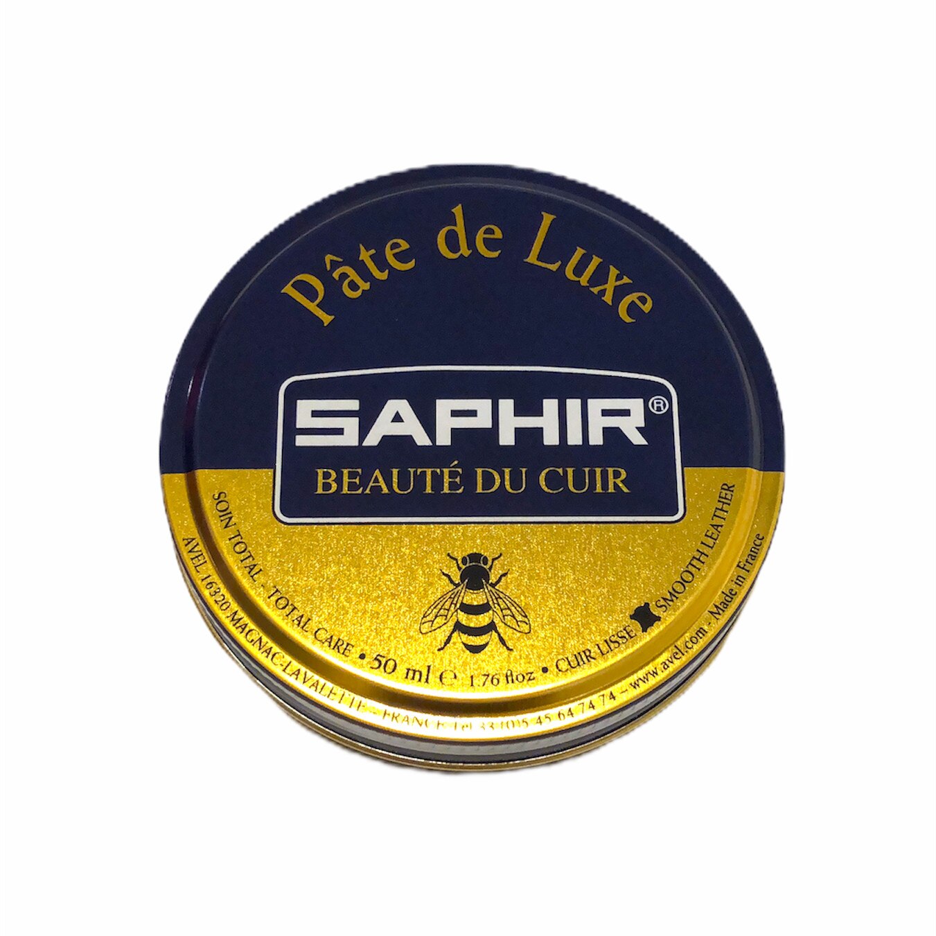 Crema pentru polish, Saphir, Pate de Luxe, Maro inchis 50 ml