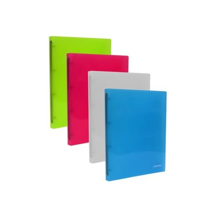 Папка гумена E-COLLECTION A/4 пластмасова прозрачна
