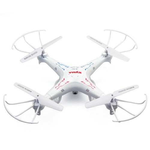 Drona Quadcopter 2.4G 4CH 6-Axis SYMA X5C, 2MP HD Camera, Alb - eMAG.ro