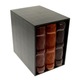 Set 3 albume foto culorile toamnei ProCart DeLuxury, piele ecologica, 600 poze 10x15 cm in cutie decorativa neagra