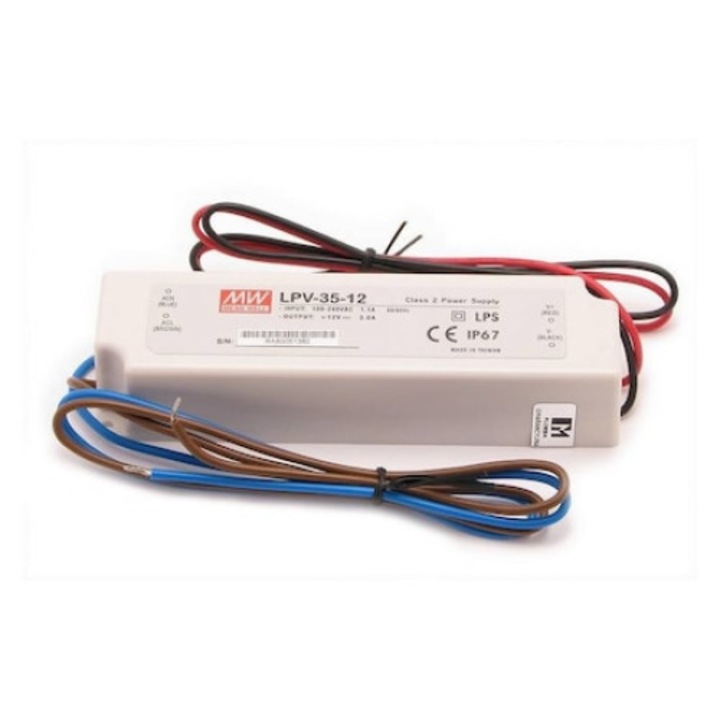 Sursa de iluminat led, MEAN WELL, sursa de aprindere LPV-35-12,36W/12V