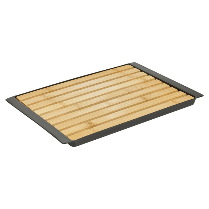 Tocator de bambus cu tava, Alpina, 2063538