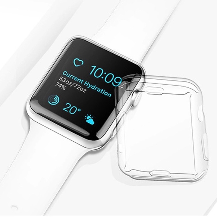 Силиконов протектор Smart Pulse, за Apple watch 44mm, прозрачен