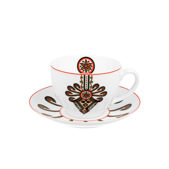 Set ceasca cu farfurie Parzenica, 0.25 l