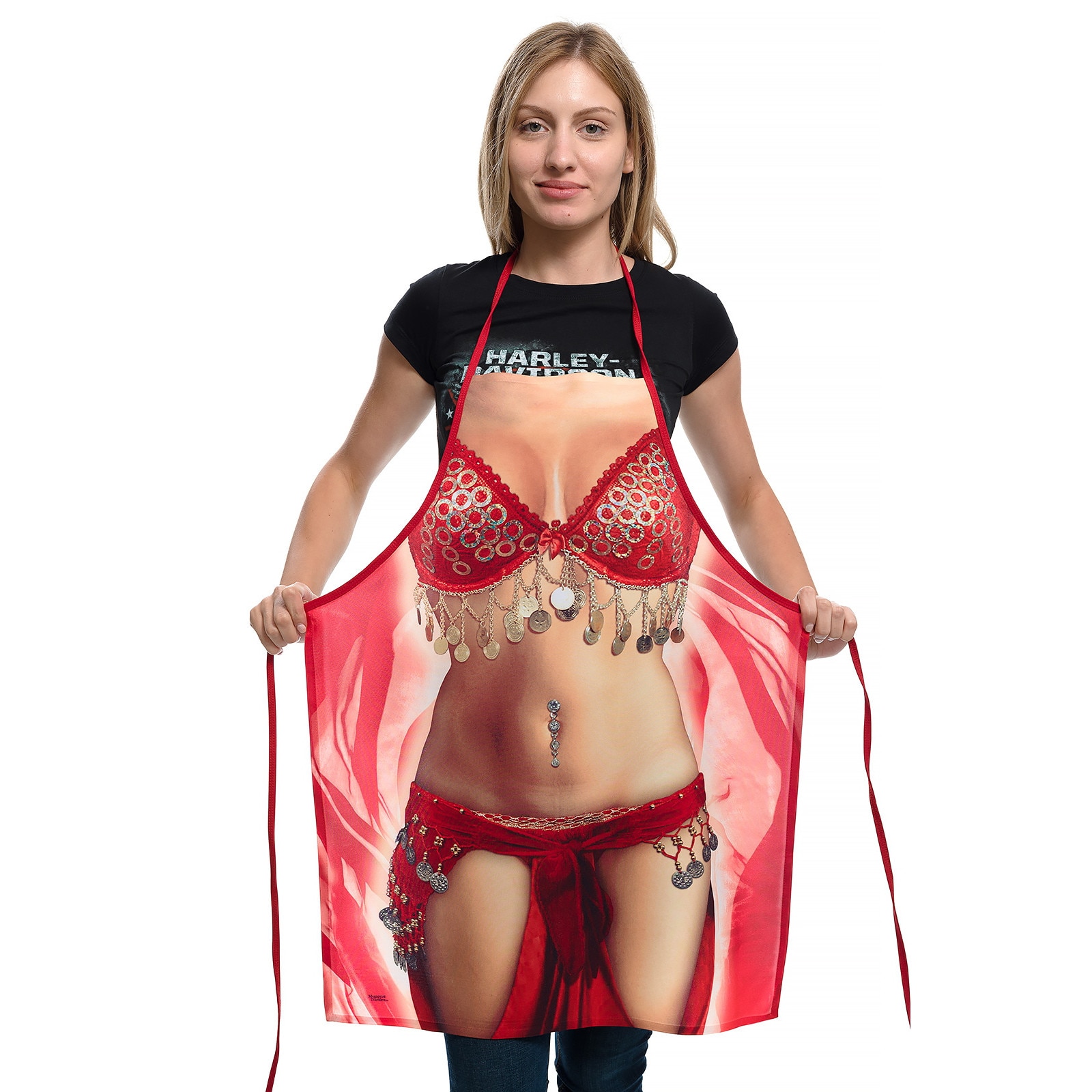 Sort bucatarie amuzant Printex, BELLY DANCE, Multicolor, Marimea universala