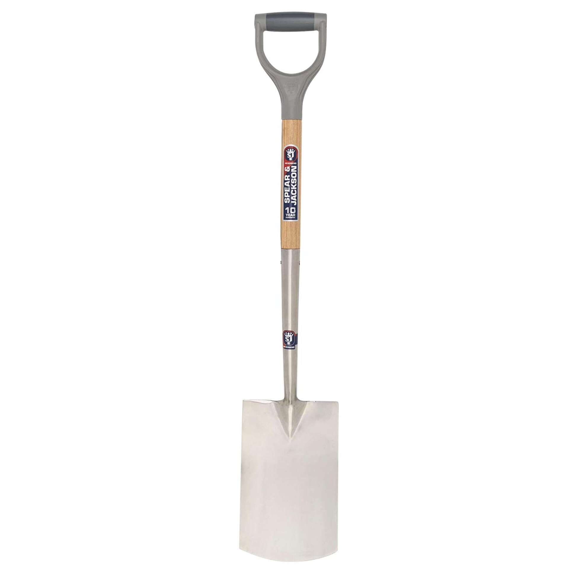 Cazma cu lama inox, coada lemn, maner D plastic, Spear & Jackson Neverbend