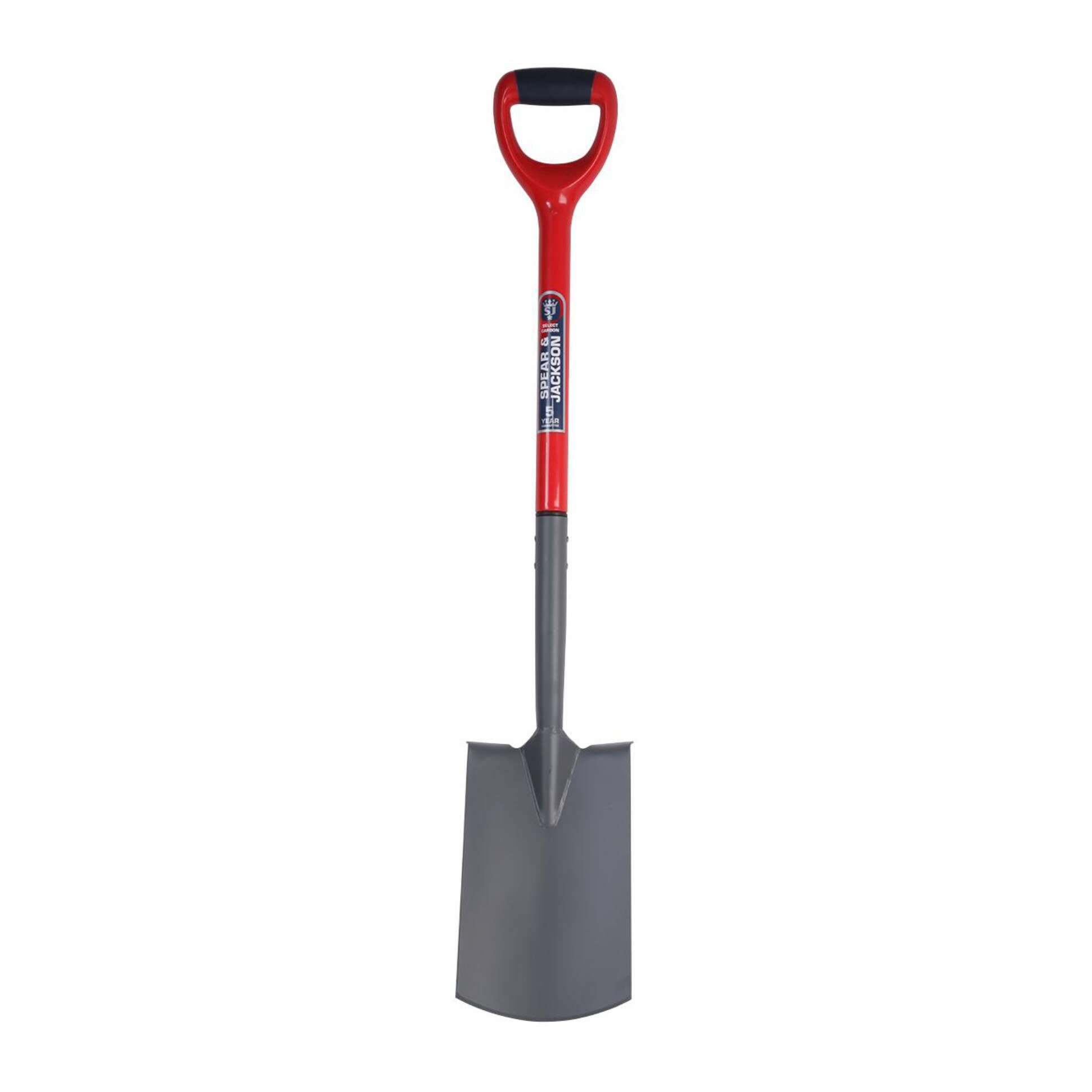 Cazma cu lama otel carbon, coada polipropilena, maner D polipropilena, Spear & Jackson Select