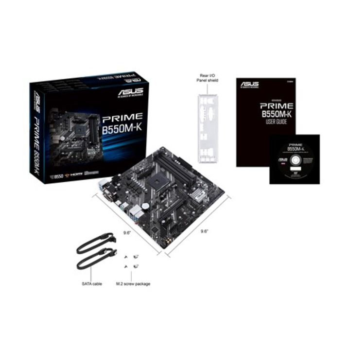 Дънна платка ASUS PRIME B550M-K 90MB14V0-MOEAY0