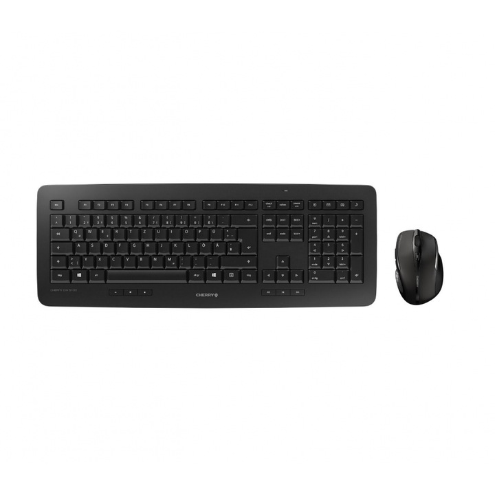Безжичен комплект Cherry DW 5100, Черен, USB