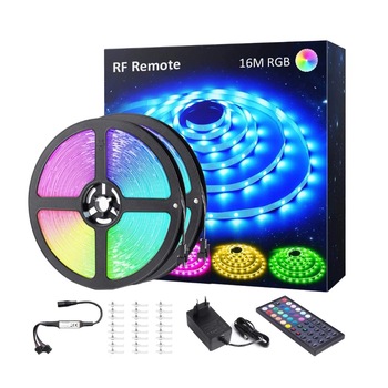 Banda LED RGB Novostela, 480xLED, telecomanda RF, 12/24V DC, 2 x 8 m Banda LED RGB Novostela, 480xLED, telecomanda RF, 12/24V DC, 2 x 8 m