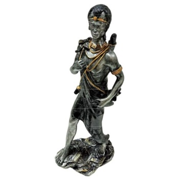 Statueta decorativa razboinic, Polirasina, 25 cm, Multicolor Statueta decorativa razboinic, Polirasina, 25 cm, Multicolor