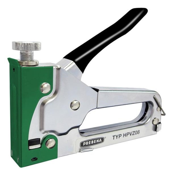 Capsator manual, Prebena, HPVZ08, 6-8 mm, functioneaza cu capse tip VZ 6-8 mm