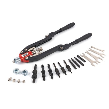 Trusa cleste profesional de nituit piulite, HBM, 520mm, 21 piese Trusa cleste profesional de nituit piulite, HBM, 520mm, 21 piese