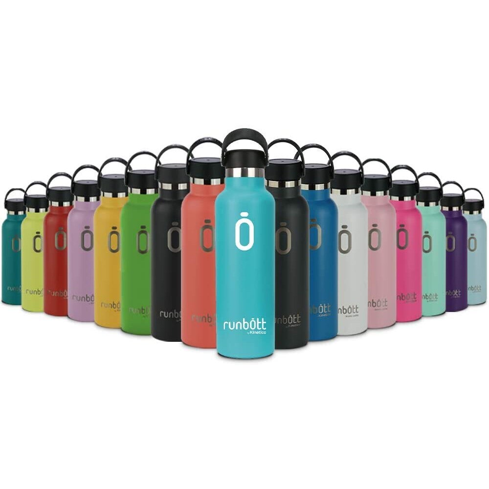 Термо бутилка Runbott Kinetico с керамичен резервоар, 600ml, Черен ...