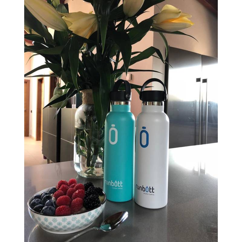 Термо бутилка Runbott Kinetico с керамичен резервоар, 600ml, Тюркоаз ...