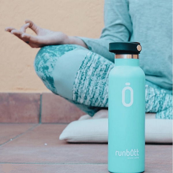 Термо бутилка Runbott Kinetico с керамичен резервоар, 600ml, Тюркоаз ...
