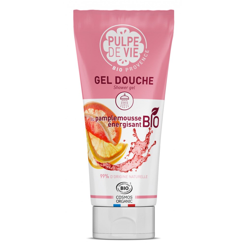 Gel de dus energizant cu grapefruit bio – Pimp My Mousse 200ml Pulpe de Vie