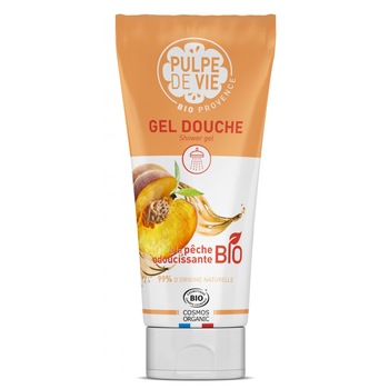 Gel de dus perlat cu piersica bio si efect de catifelare – Peach Please 200ml Pulpe de Vie Gel de dus perlat cu piersica bio si efect de catifelare – Peach Please 200ml Pulpe de Vie