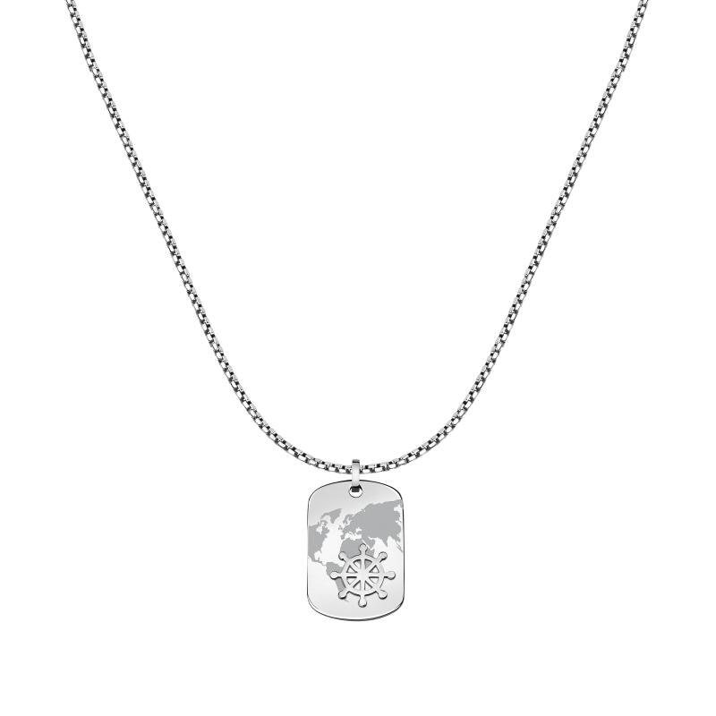 Lant Sector SAGJ13, inox, argintiu, colectie Marine, lungime 60 cm