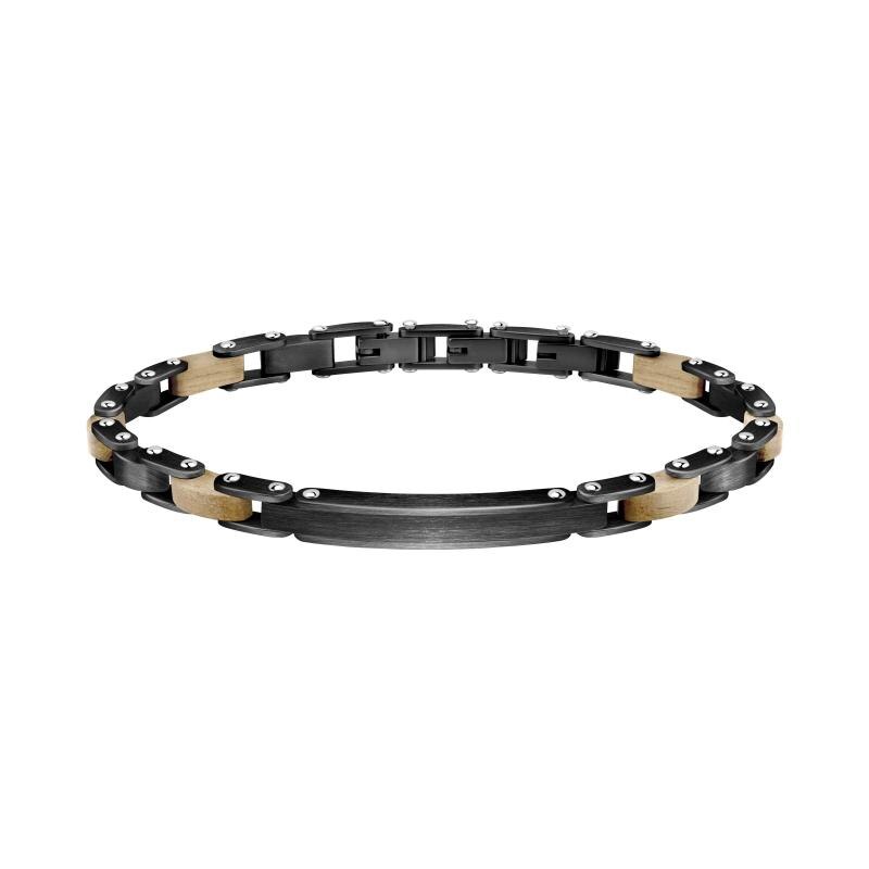 Bratara Sector SATL01, colectie WOOD, lungime 22 cm, ajustabila