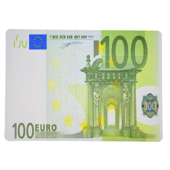 Mousepad birou bacnota 100 de Euro 28x20 cm - MOPADE100 Mousepad birou bacnota 100 de Euro 28x20 cm - MOPADE100