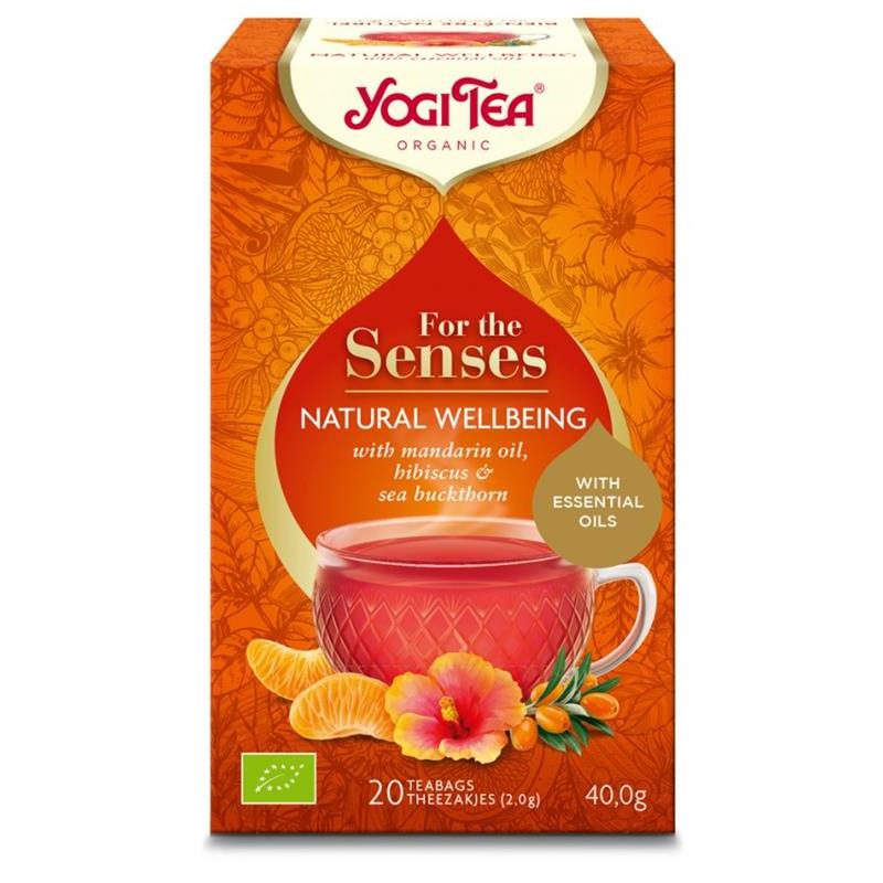 Ceai cu Ulei Esential Natural Wellbeing Bio 40 grame Yogi Tea