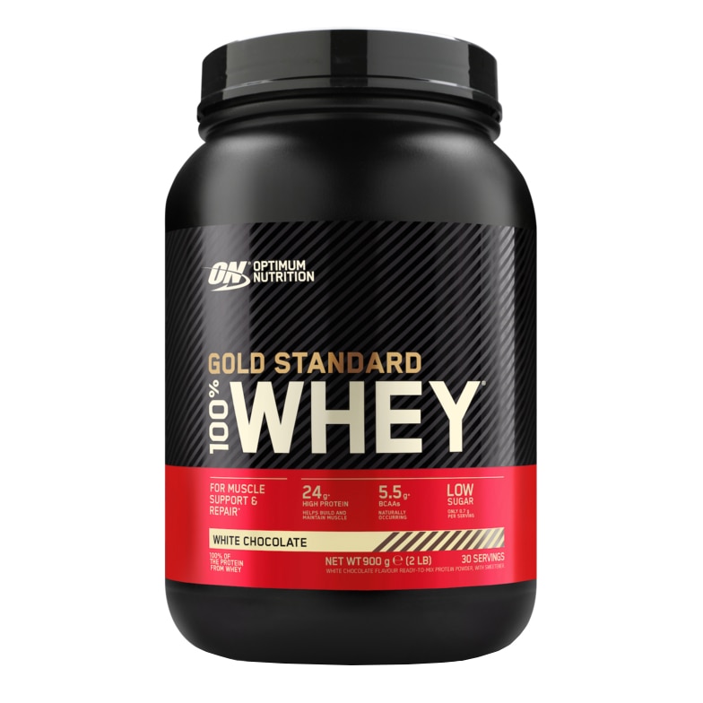 Optimum Nutrition ON 100% Whey Gold Standard white chocolate, 908g