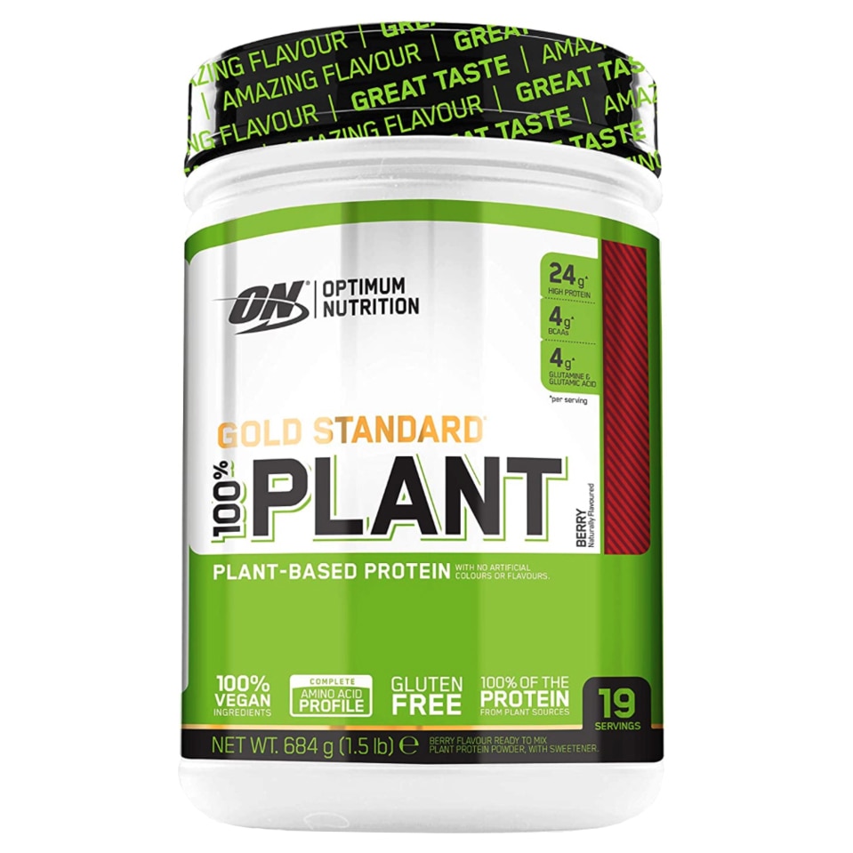 Proteine vegetale, Optimum Nutrition, ON 100% Gold Standard plant based Protein, Berry, 680g