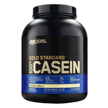Proteine cazeina, Optimum Nutrition, ON 100% Casein protein, Vanilla, 1.816 kg Proteine cazeina, Optimum Nutrition, ON 100% Casein protein, Vanilla, 1.816 kg
