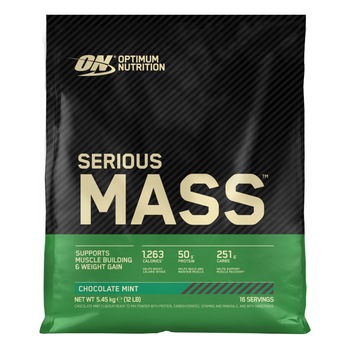 Optimum Nutrition ON Serious Mass chocolate mint, 5.45kg Optimum Nutrition ON Serious Mass chocolate mint, 5.45kg