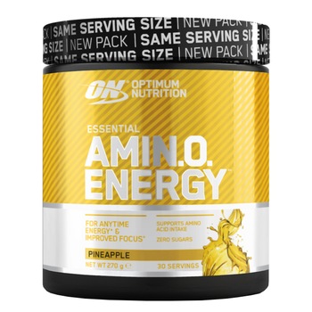 Aminoacizi BCAA Pre Workout, Optimum Nutrition, ON Amino Energy, Pineapple, 270g Aminoacizi BCAA Pre Workout, Optimum Nutrition, ON Amino Energy, Pineapple, 270g
