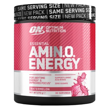 Aminoacizi BCAA Pre Workout, Optimum Nutrition, ON Amino Energy, Watermelon, 270g Aminoacizi BCAA Pre Workout, Optimum Nutrition, ON Amino Energy, Watermelon, 270g
