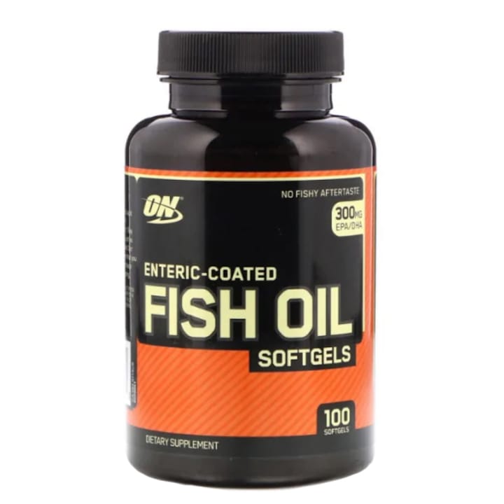 Ulei de peste Optimum Nutrition, ON Fish Oil Omega3, 100 capsule
