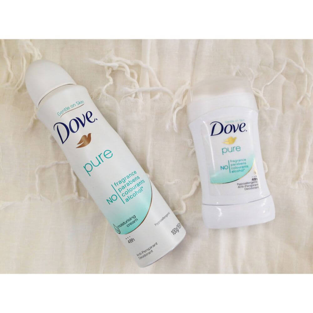 DOVE Pure Дезодорант Спрей, 150 ml, Чувствителна кожа - eMAG.bg