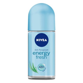 Deodorant Roll On Anti-Perspirant NIVEA Energy Fresh, Cantitate 50 ml, Protectie pana la 48h Deodorant Roll On Anti-Perspirant NIVEA Energy Fresh, Cantitate 50 ml, Protectie pana la 48h