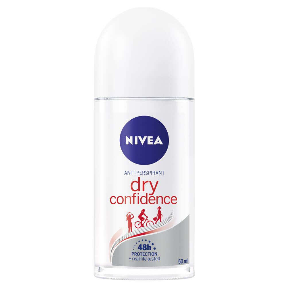 Deodorant Roll On Anti-Perspirant NIVEA Dry Confidence, Cantitate 50 ml, Protectie pana la 48h