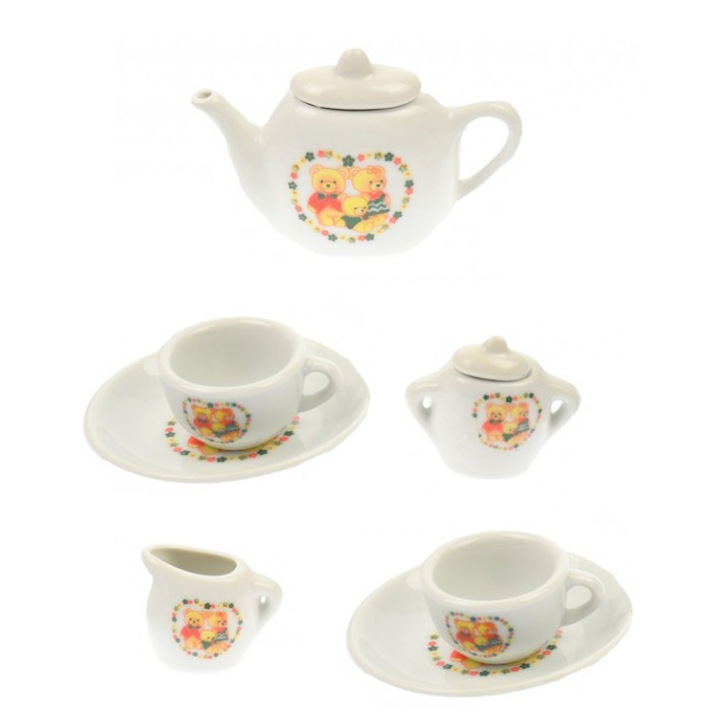 Set ceai portelan, New Catena, cu model - 868G30