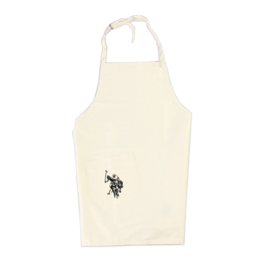 Sort de bucatarie Bend Us Polo, 100 % Bumbac, Crem