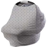 Esarfa alaptare multifunctionala 5 in 1 BabyJem Cover Grey