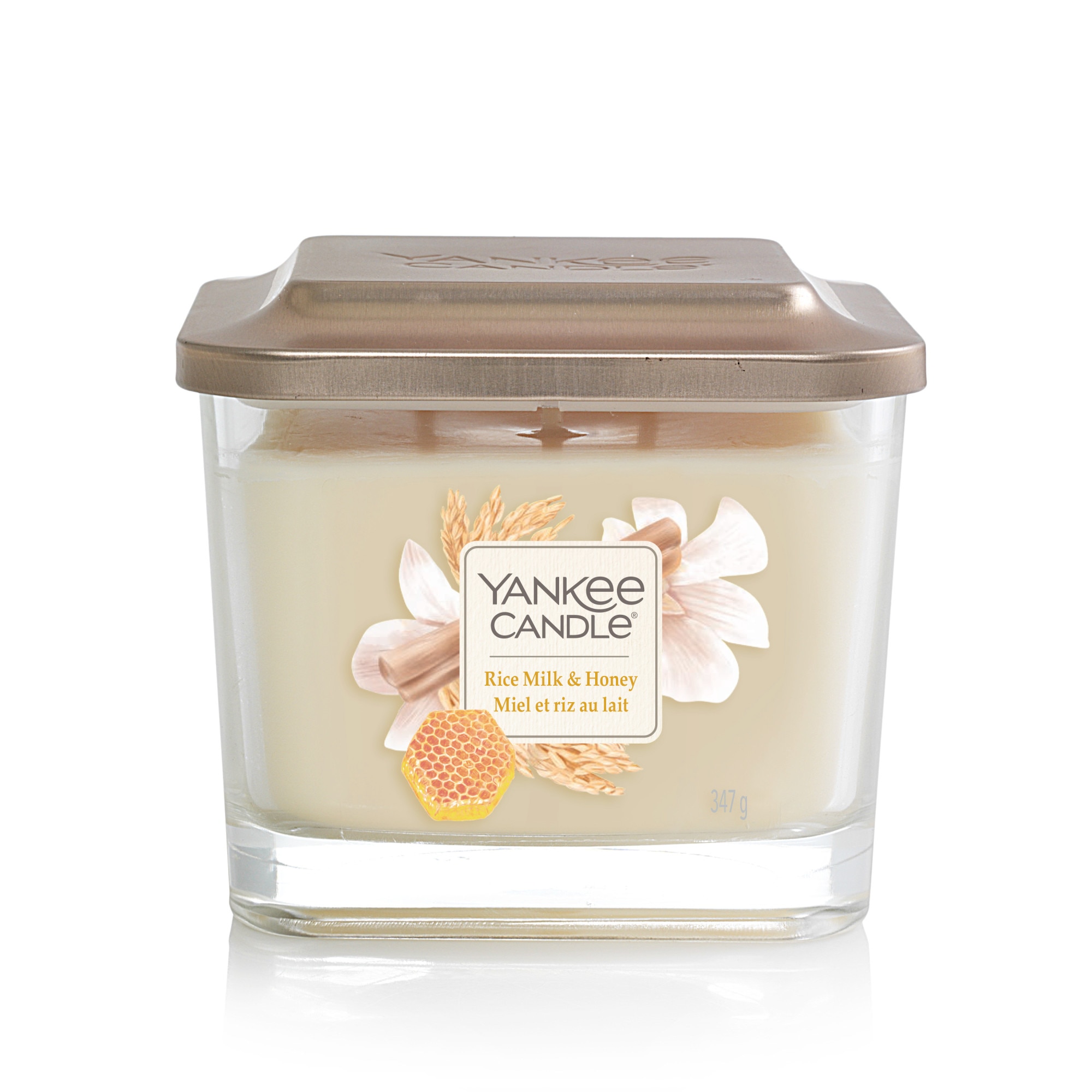 Lumanare Parfumata Elevation Collection Borcan Mediu Rice Milk & Honey, Yankee Candle